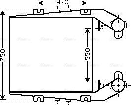 Ava Quality Cooling RE 4065 - Интеркулер autozip.com.ua