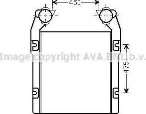 Ava Quality Cooling RE4079 - Интеркулер autozip.com.ua