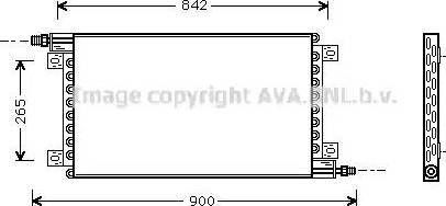 Ava Quality Cooling RE 5012 - Конденсатор, кондиціонер autozip.com.ua