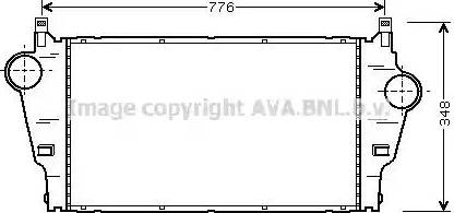 Ava Quality Cooling RT 4295 - Интеркулер autozip.com.ua