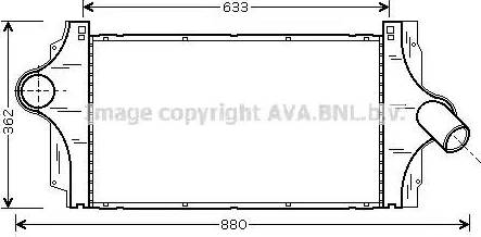 Ava Quality Cooling RT 4296 - Интеркулер autozip.com.ua