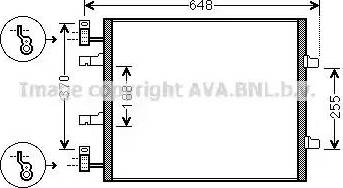 Ava Quality Cooling RT 5459 - Конденсатор, кондиціонер autozip.com.ua