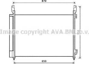 Ava Quality Cooling RT5466D - Конденсатор, кондиціонер autozip.com.ua