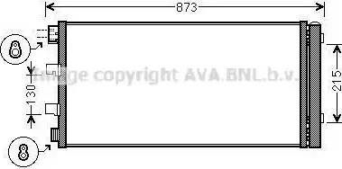 Ava Quality Cooling RT5475D - Конденсатор, кондиціонер autozip.com.ua