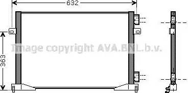 Ava Quality Cooling RT 5400 - Конденсатор, кондиціонер autozip.com.ua