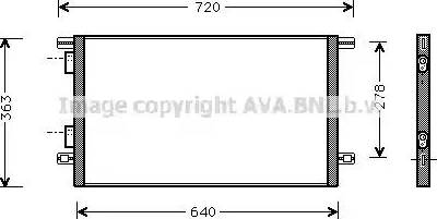 Ava Quality Cooling RT 5253 - Конденсатор, кондиціонер autozip.com.ua