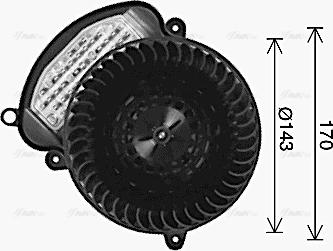 Ava Quality Cooling RT8677 - Вентилятор салону autozip.com.ua