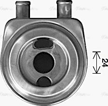 Ava Quality Cooling RT3649 - Масляний радіатор, рухове масло autozip.com.ua