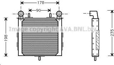 Ava Quality Cooling RT 3225 - Масляний радіатор, рухове масло autozip.com.ua
