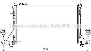 Ava Quality Cooling RT2560 - Радіатор, охолодження двигуна autozip.com.ua