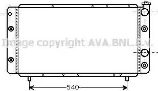 AVA RT 2055 - Радіатор, охолодження двигуна autozip.com.ua
