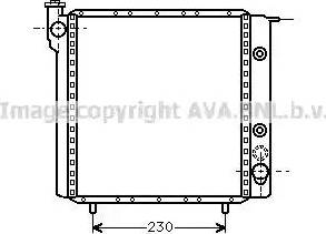 Ava Quality Cooling RT 2068 - Радіатор, охолодження двигуна autozip.com.ua