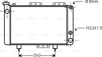 Ava Quality Cooling RT 2001 - Радіатор, охолодження двигуна autozip.com.ua