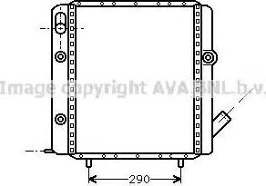 Ava Quality Cooling RT 2071 - Радіатор, охолодження двигуна autozip.com.ua