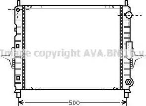 Ava Quality Cooling RT 2167 - Радіатор, охолодження двигуна autozip.com.ua