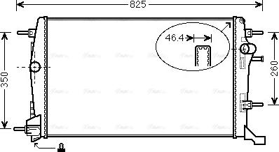 Ava Quality Cooling RTA2616 - Радіатор, охолодження двигуна autozip.com.ua