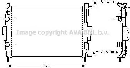 Ava Quality Cooling RTA2307 - Радіатор, охолодження двигуна autozip.com.ua