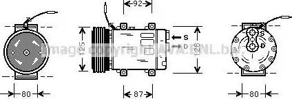 Ava Quality Cooling RT K067 - Компресор, кондиціонер autozip.com.ua