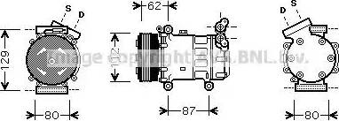 Ava Quality Cooling RT K331 - Компресор, кондиціонер autozip.com.ua