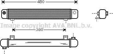 AVA SB 3018 - Масляний радіатор, автоматична коробка передач autozip.com.ua
