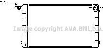 AVA SB 2004 - Радіатор, охолодження двигуна autozip.com.ua