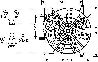 Ava Quality Cooling SB 7501 - Вентилятор, охолодження двигуна autozip.com.ua