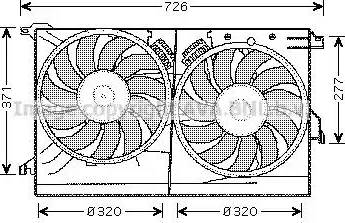 Ava Quality Cooling SB 7502 - Вентилятор, охолодження двигуна autozip.com.ua