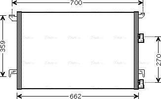 Ava Quality Cooling SBA5060 - Конденсатор, кондиціонер autozip.com.ua