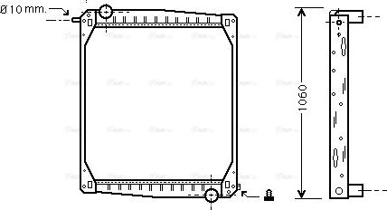 Ava Quality Cooling SC 2012 - Радіатор, охолодження двигуна autozip.com.ua