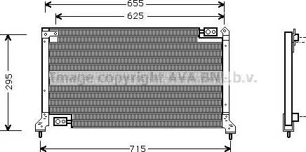 Ava Quality Cooling SU 5030 - Конденсатор, кондиціонер autozip.com.ua