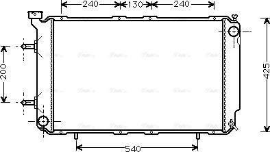 Ava Quality Cooling SU 2032 - Радіатор, охолодження двигуна autozip.com.ua