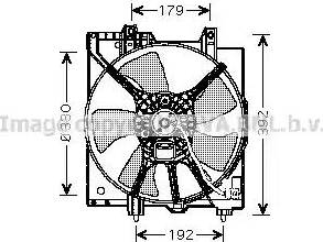 Ava Quality Cooling SU 7509 - Вентилятор, охолодження двигуна autozip.com.ua