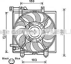Ava Quality Cooling SU7516 - Вентилятор, охолодження двигуна autozip.com.ua