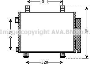 Ava Quality Cooling SZ5117D - Конденсатор, кондиціонер autozip.com.ua