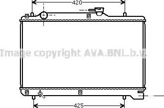 Ava Quality Cooling SZ 2041 - Радіатор, охолодження двигуна autozip.com.ua