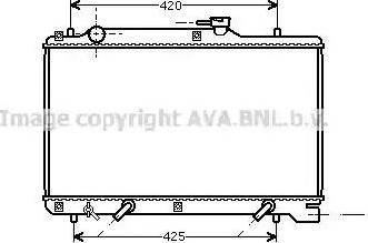 Ava Quality Cooling SZ 2048 - Радіатор, охолодження двигуна autozip.com.ua