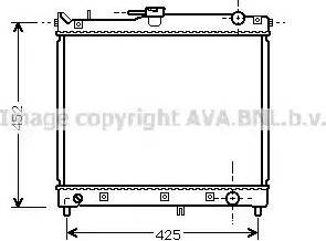 Ava Quality Cooling SZ 2055 - Радіатор, охолодження двигуна autozip.com.ua