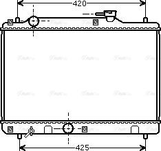 Ava Quality Cooling SZ 2034 - Радіатор, охолодження двигуна autozip.com.ua