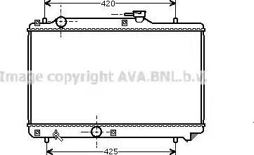 Ava Quality Cooling SZ 2035 - Радіатор, охолодження двигуна autozip.com.ua