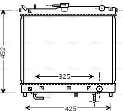 Ava Quality Cooling SZ 2109 - Радіатор, охолодження двигуна autozip.com.ua