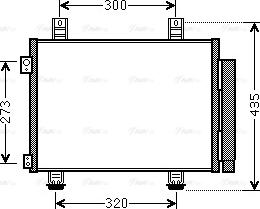 Ava Quality Cooling SZA5117D - Конденсатор, кондиціонер autozip.com.ua