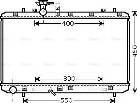 Ava Quality Cooling SZA2084 - Радіатор, охолодження двигуна autozip.com.ua