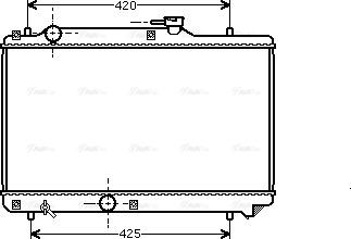 Ava Quality Cooling SZA2035 - Радіатор, охолодження двигуна autozip.com.ua