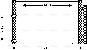 Ava Quality Cooling TO5429D - Конденсатор, кондиціонер autozip.com.ua