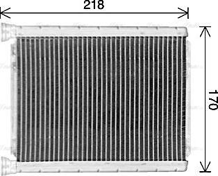 Ava Quality Cooling TO6782 - Теплообмінник, опалення салону autozip.com.ua