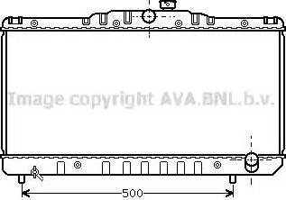 Ava Quality Cooling TO 2029 - Радіатор, охолодження двигуна autozip.com.ua