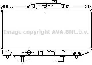 Ava Quality Cooling TO 2159 - Радіатор, охолодження двигуна autozip.com.ua