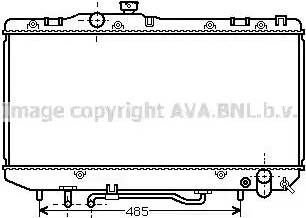 Ava Quality Cooling TO 2162 - Радіатор, охолодження двигуна autozip.com.ua