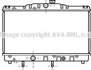 Ava Quality Cooling TO 2116 - Радіатор, охолодження двигуна autozip.com.ua