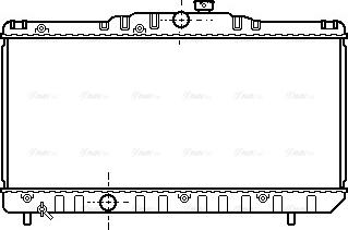 Ava Quality Cooling TO 2117 - Радіатор, охолодження двигуна autozip.com.ua